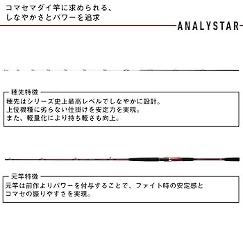 KAO　メナス　アナリスタ KAO メナス アナリスタ Amazon | ダイワ(DAIWA) 船竿 アナリ